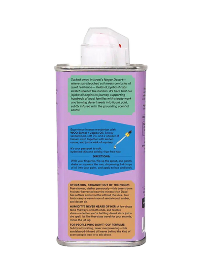 Organiczny olej do ciała i włosów Santal &amp; Jojoba SANTAL &amp; JOJOBA