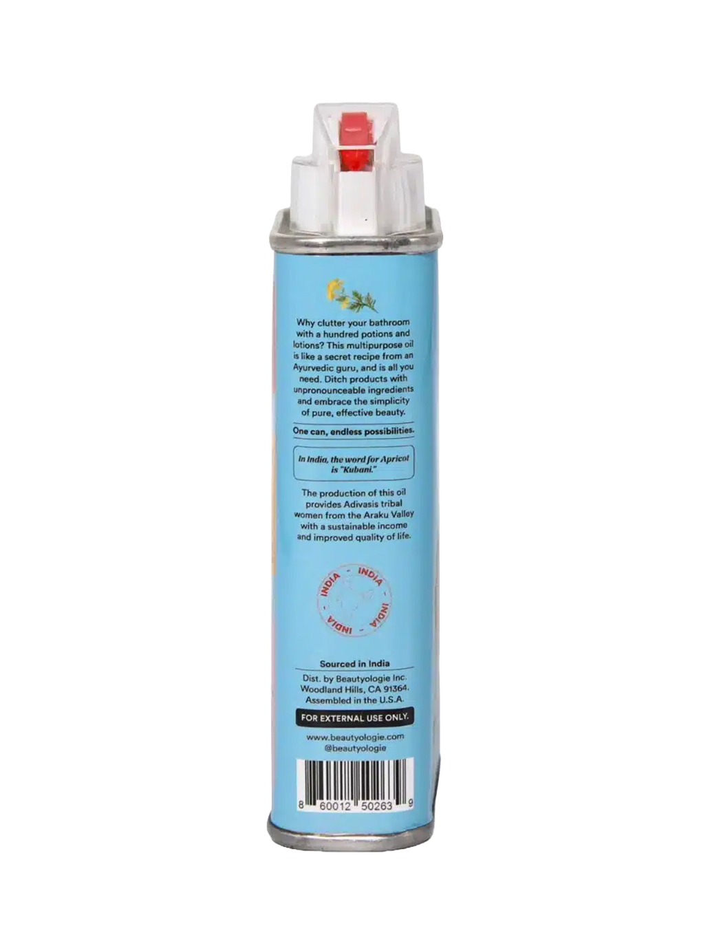 Organiczny olej do ciała i włosów Blue Tansy &amp; Apricot BLUE TANSY &amp; APRICOT