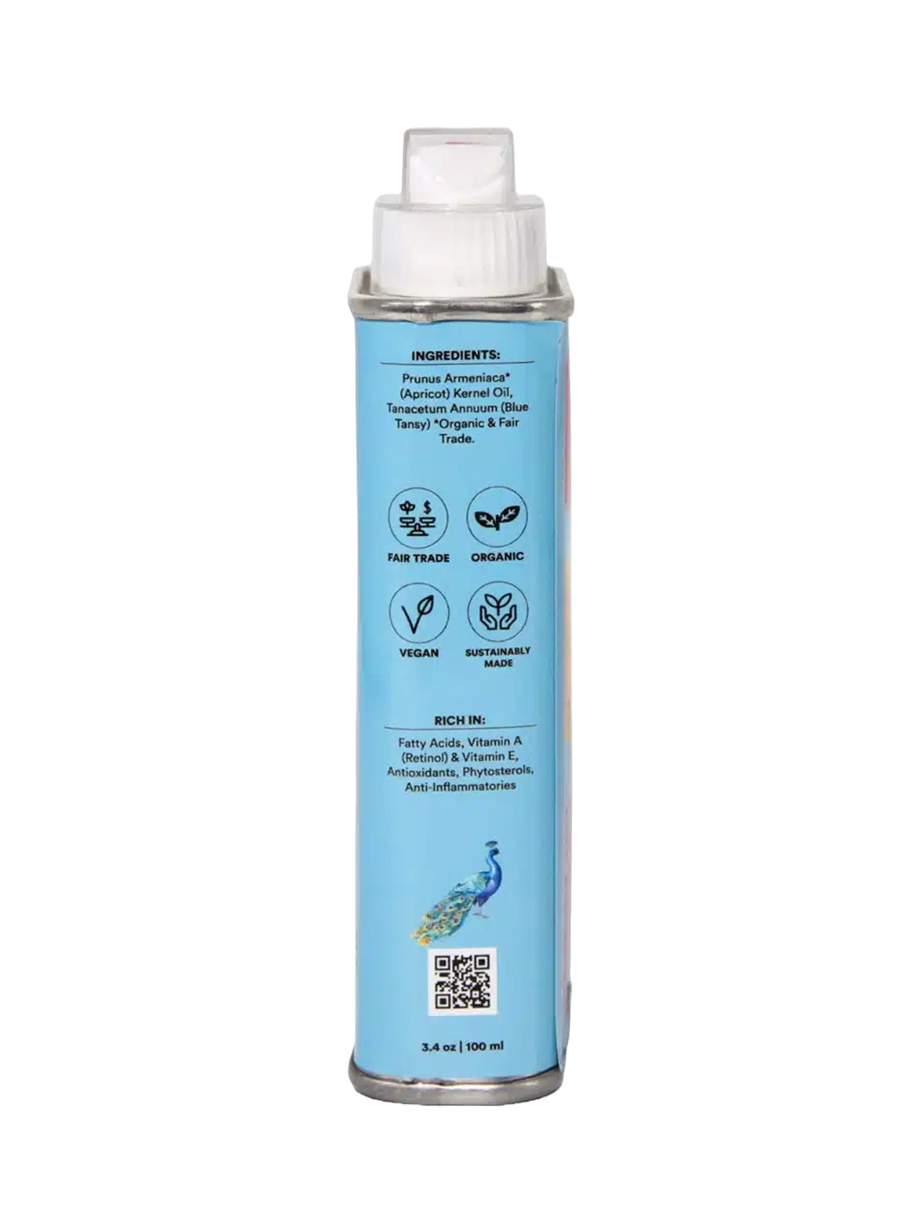 Organic Blue Tansy &amp; Apricot Oil For Body &amp; Hair BLUE TANSY &amp; APRICOT