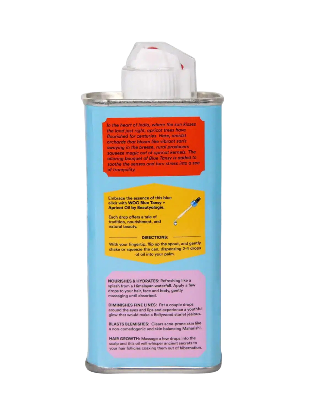 Organiczny olej do ciała i włosów Blue Tansy &amp; Apricot BLUE TANSY &amp; APRICOT