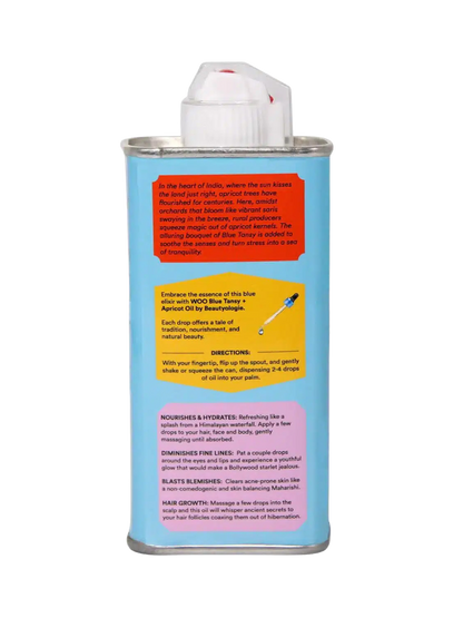 Organiczny olej do ciała i włosów Blue Tansy &amp; Apricot BLUE TANSY &amp; APRICOT