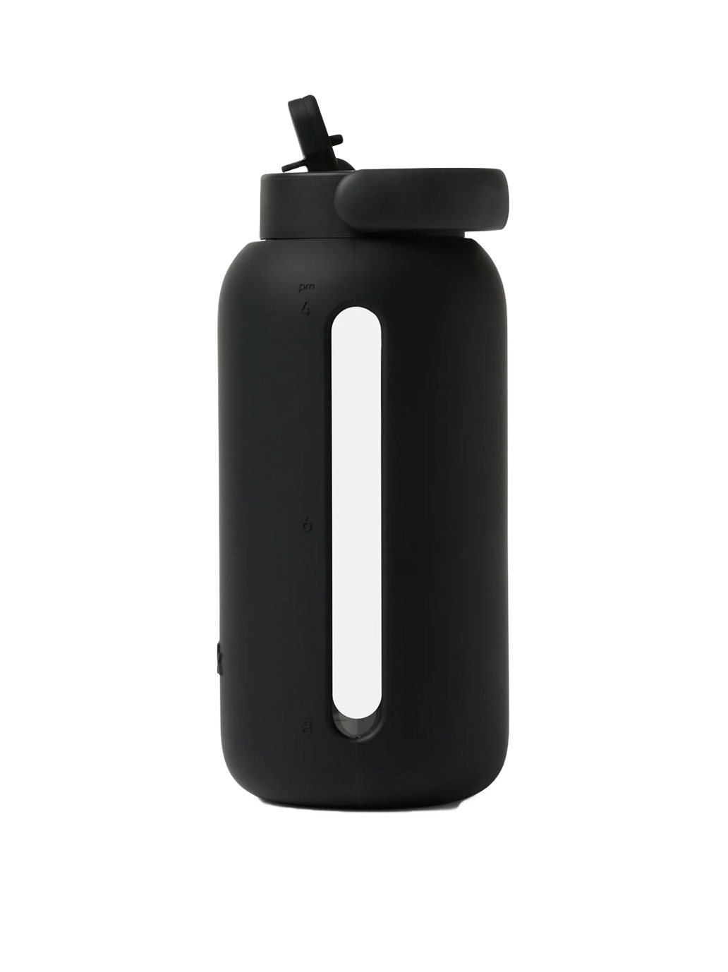 Day Bink glass water bottle BLACK
