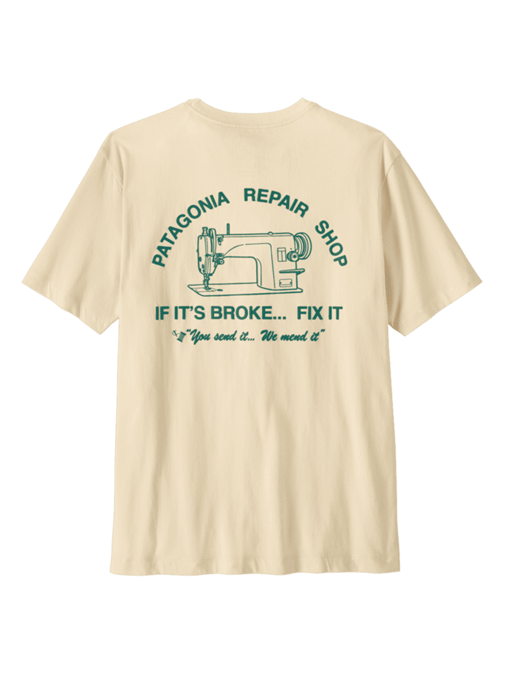 Męska koszulka Repair Shop T-Shirt UNDYED NATURAL