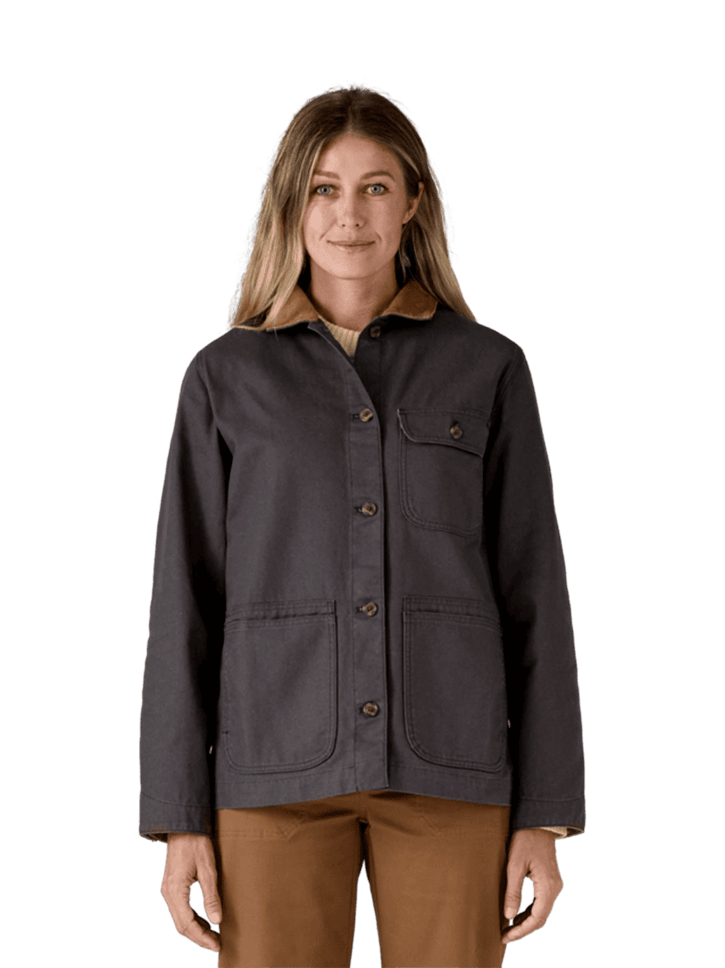 Damska kurtka Point Reyes Canvas Coat INK BLACK