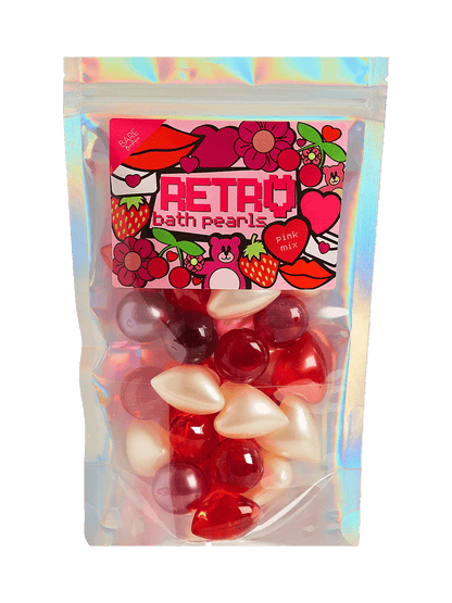 Pachnące perełki do kąpieli Valentines Edition RETRO PINK MIX