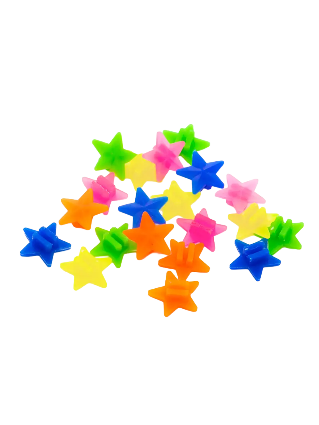 Multi-Colored Bike Clips STARS