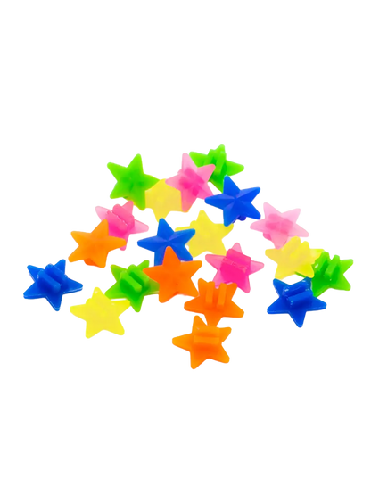 Multi-Colored Bike Clips STARS
