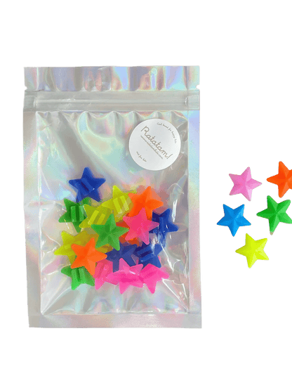 Multi-Colored Bike Clips STARS