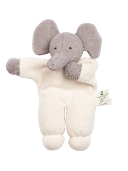 Lalka niemowlęca z grzechotką Terry Animal Doll Nanchen Natur BEBE Concept 