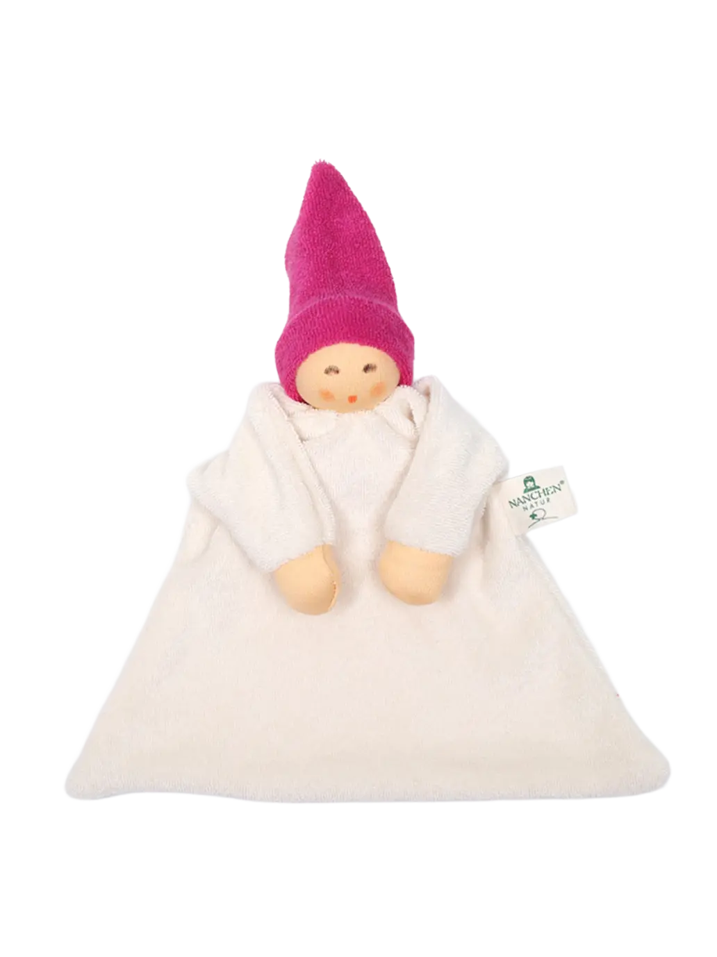 Pierwsza przytulanka Nuckle Cuddle Terry Doll Nanchen Natur BEBE Concept 