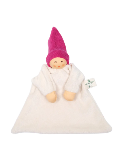 Pierwsza przytulanka Nuckle Cuddle Terry Doll Nanchen Natur BEBE Concept 