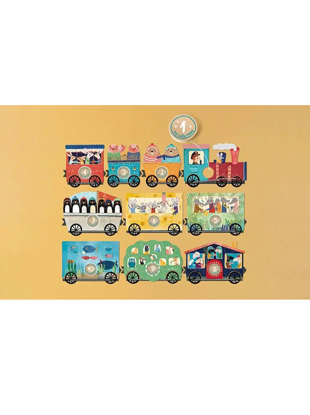 Puzzle My Little Train Londji BEBE Concept 