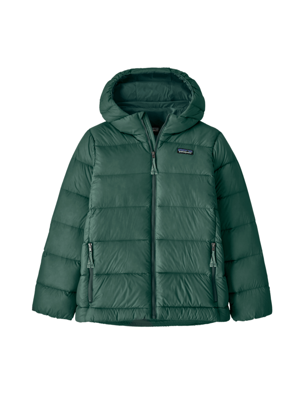 Ciepła kurtka puchowa Kids Hi-Loft Down Hoody CASCADE GREEN
