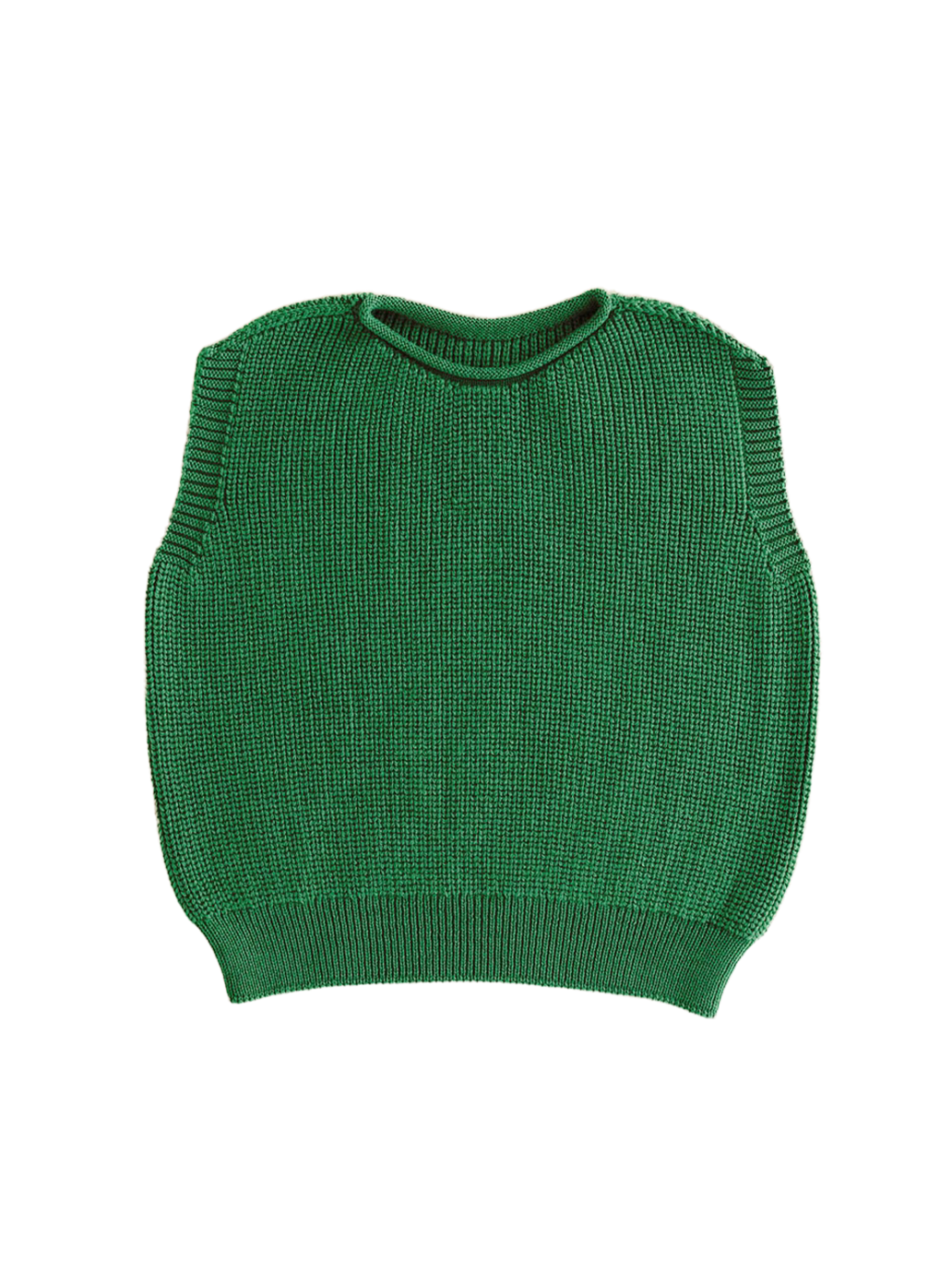 Kamizelka z wełny merino Harvey Kids GRASS