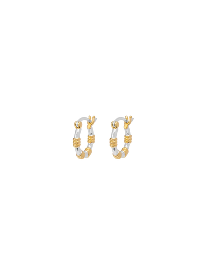 Kolczyki Dual Ring Earrings Anna + Nina BEBE Concept 