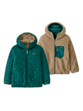 Dwustronna kurtka Kids Reversible Ready Freddy Hoody CASCADE GREEN