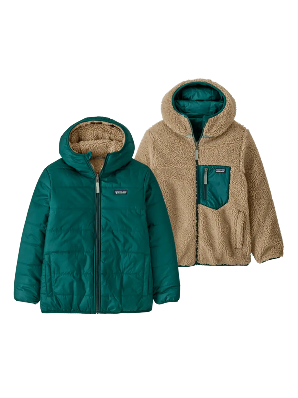 Dwustronna kurtka Kids Reversible Ready Freddy Hoody Patagonia BEBE Concept 