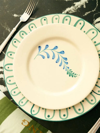 Indigo Flora Breakfast Plate Anna + Nina BEBE Concept 