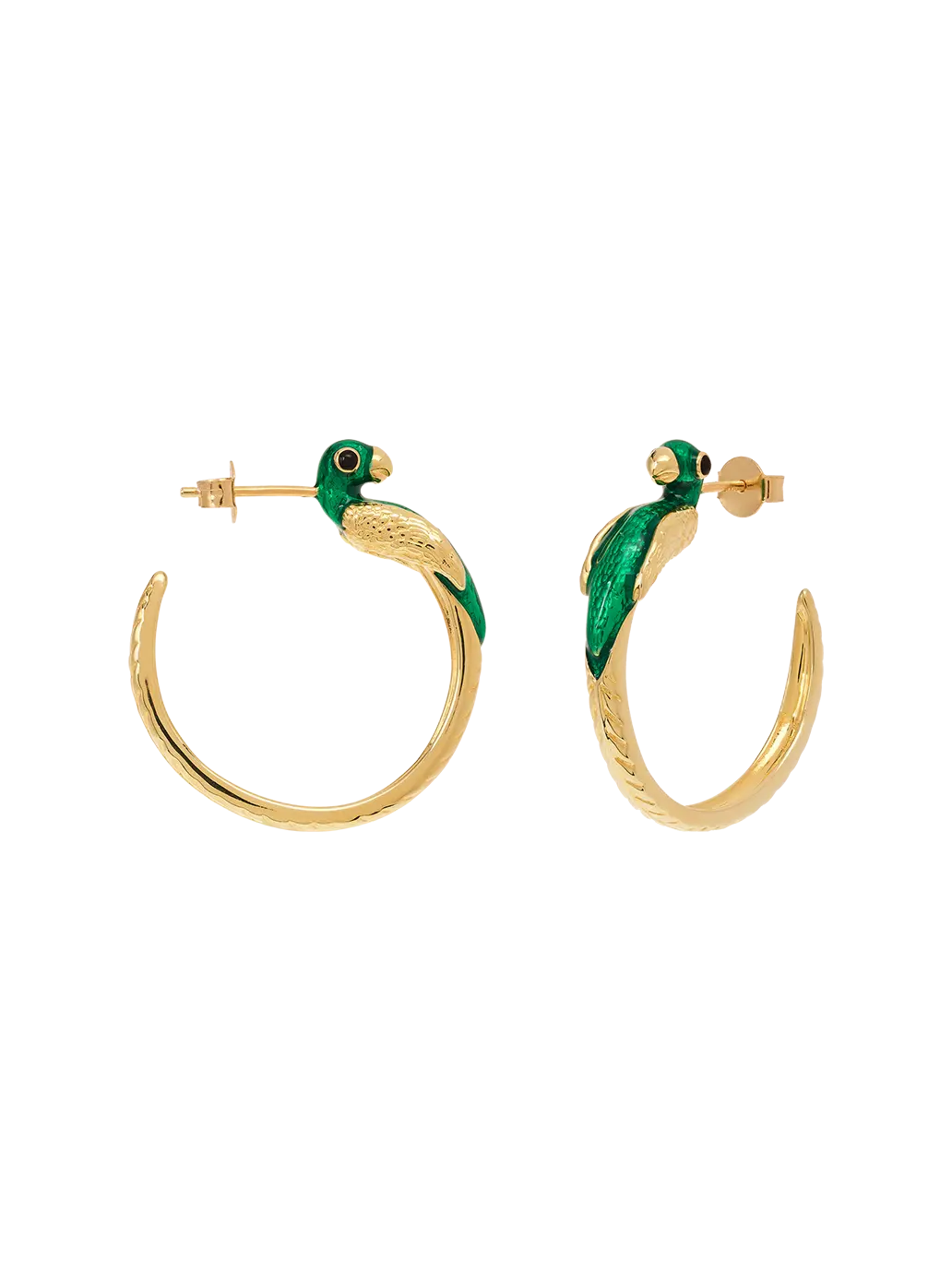 Kolczyki Bird Of Paradise Hoop Earrings Anna + Nina BEBE Concept 