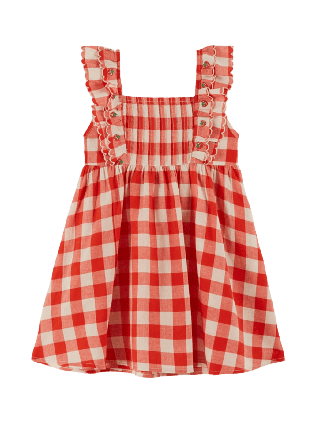 Carreau Embroidery Dress