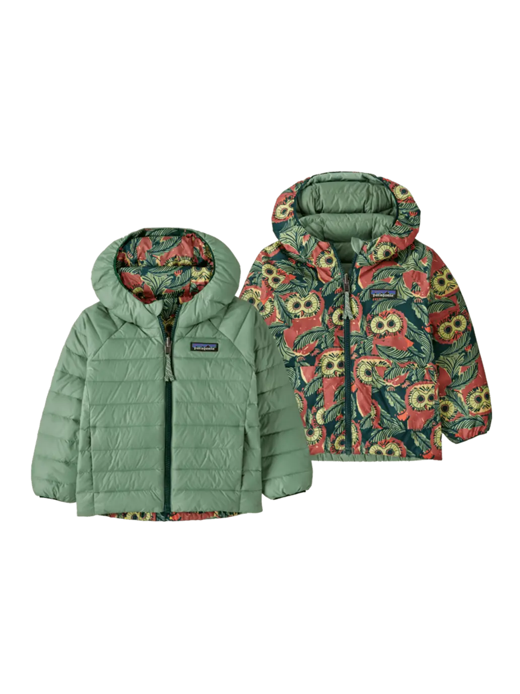 Dwustronna kurtka puchowa Baby Reversible Down Hoody Patagonia BEBE Concept 