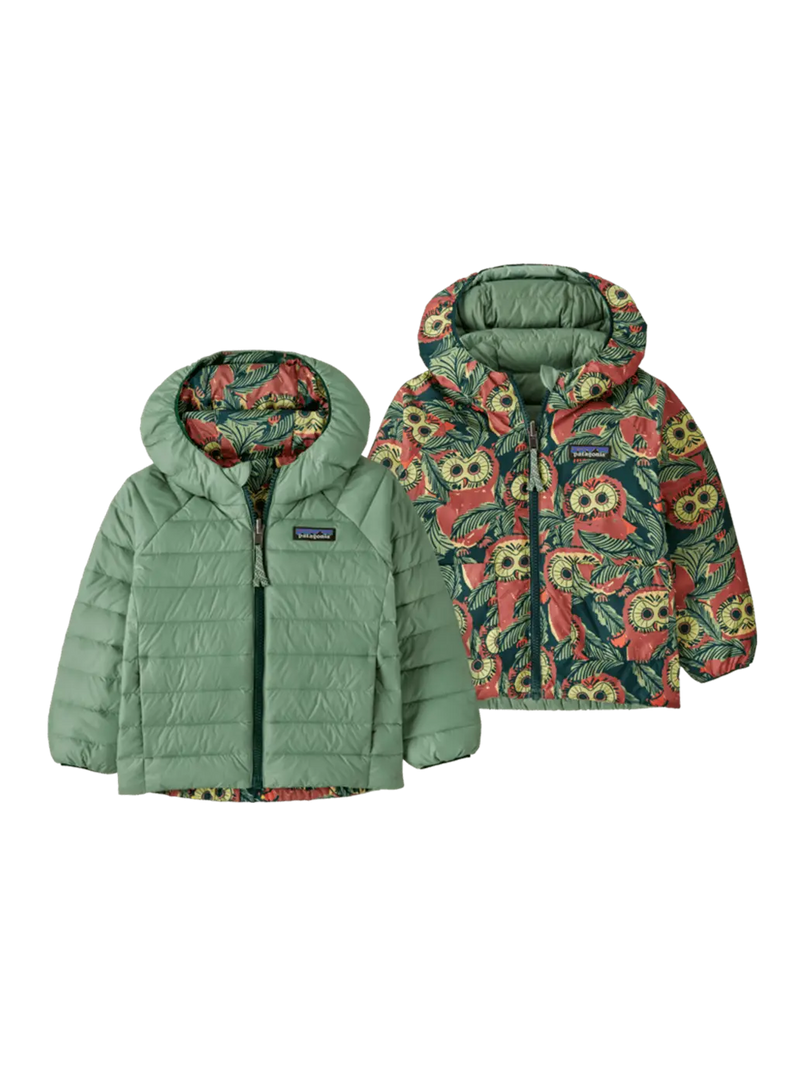Dwustronna kurtka puchowa Baby Reversible Down Hoody Patagonia BEBE Concept 