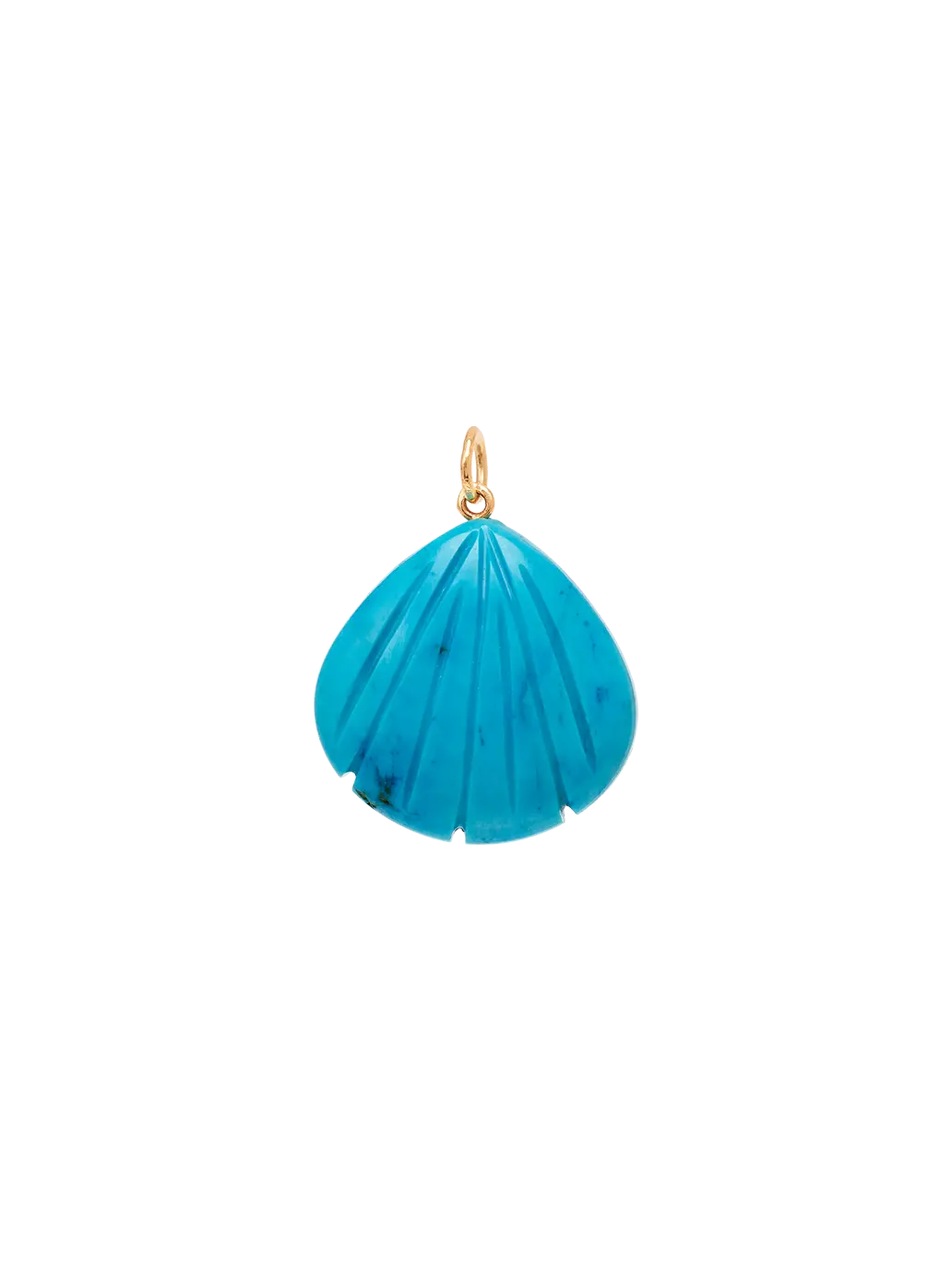 Zawieszka Treated Turquoise Shell Charm Anna + Nina BEBE Concept 