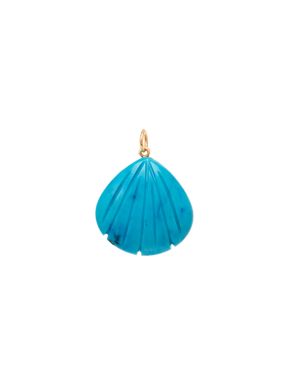 Zawieszka Treated Turquoise Shell Charm Anna + Nina BEBE Concept 
