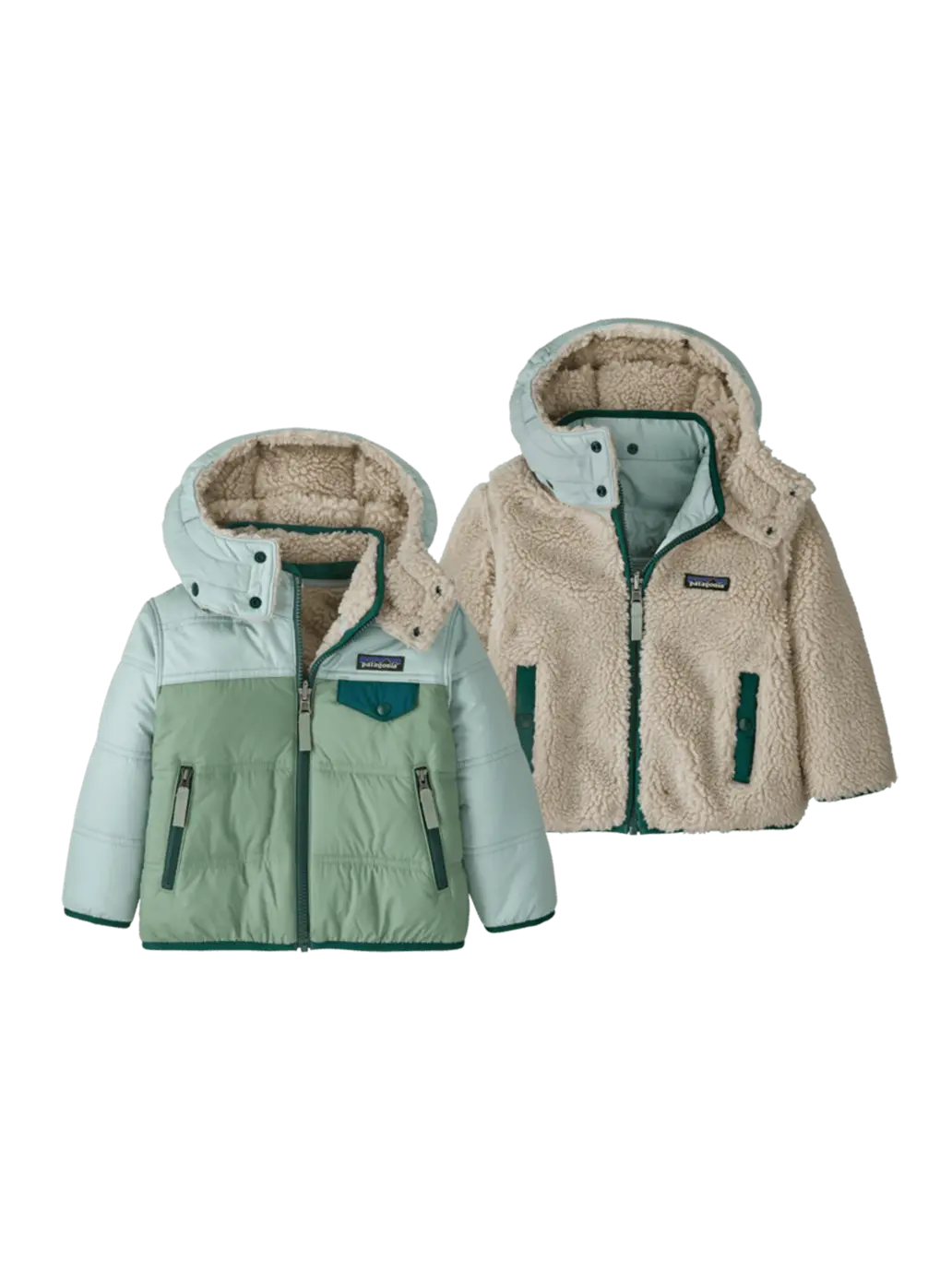 Dwustronna kurtka Baby Reversible Tribbles Hoody Patagonia BEBE Concept 