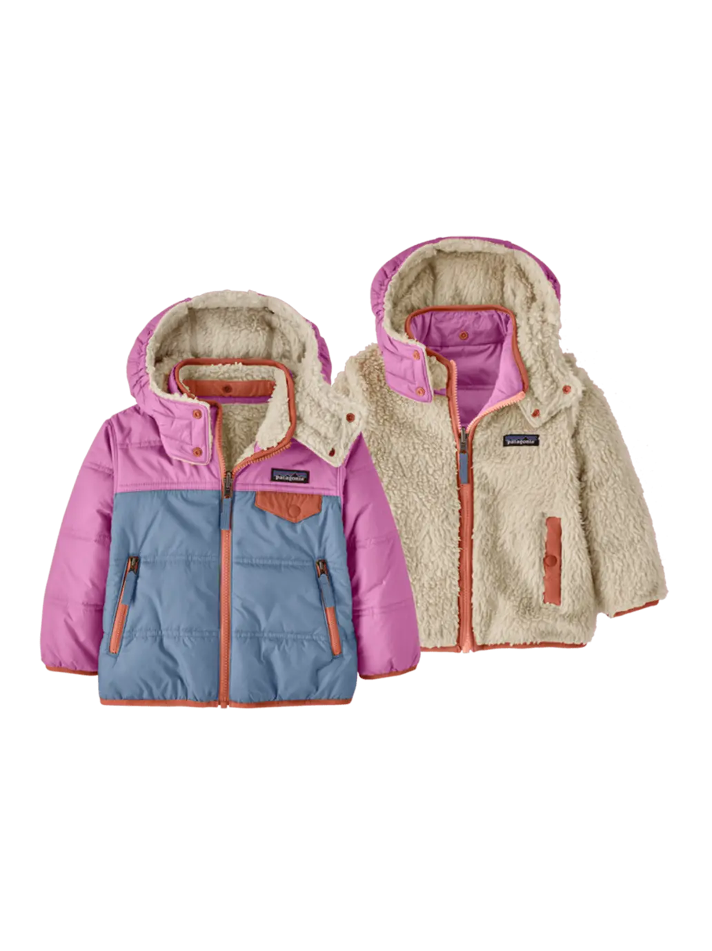 Dwustronna kurtka Baby Reversible Tribbles Hoody Patagonia BEBE Concept 