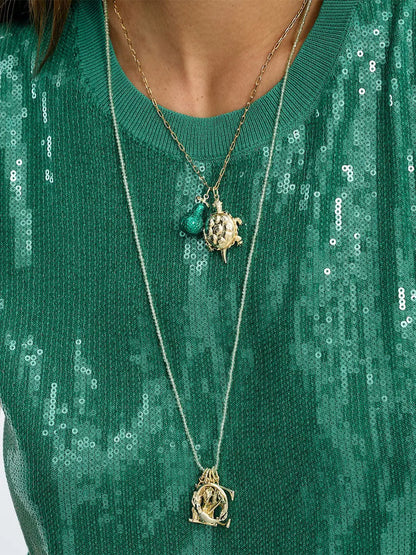 Naszyjnik Peridot Gemstone Anna + Nina BEBE Concept 