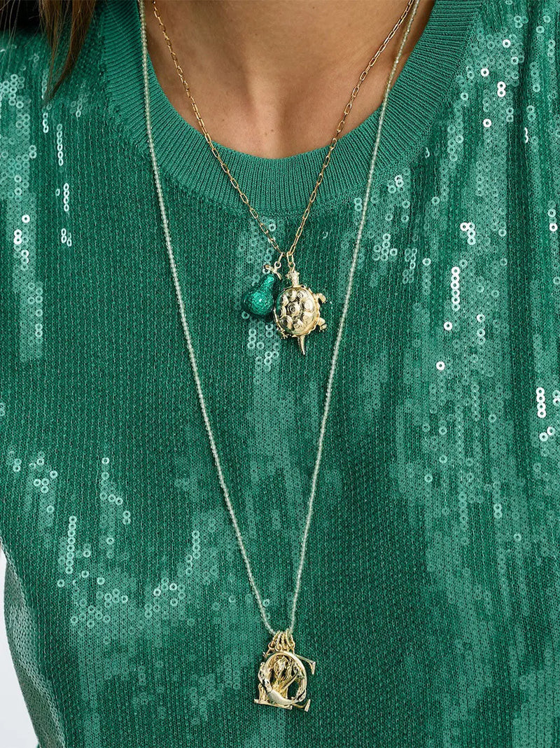 Naszyjnik Peridot Gemstone Anna + Nina BEBE Concept 