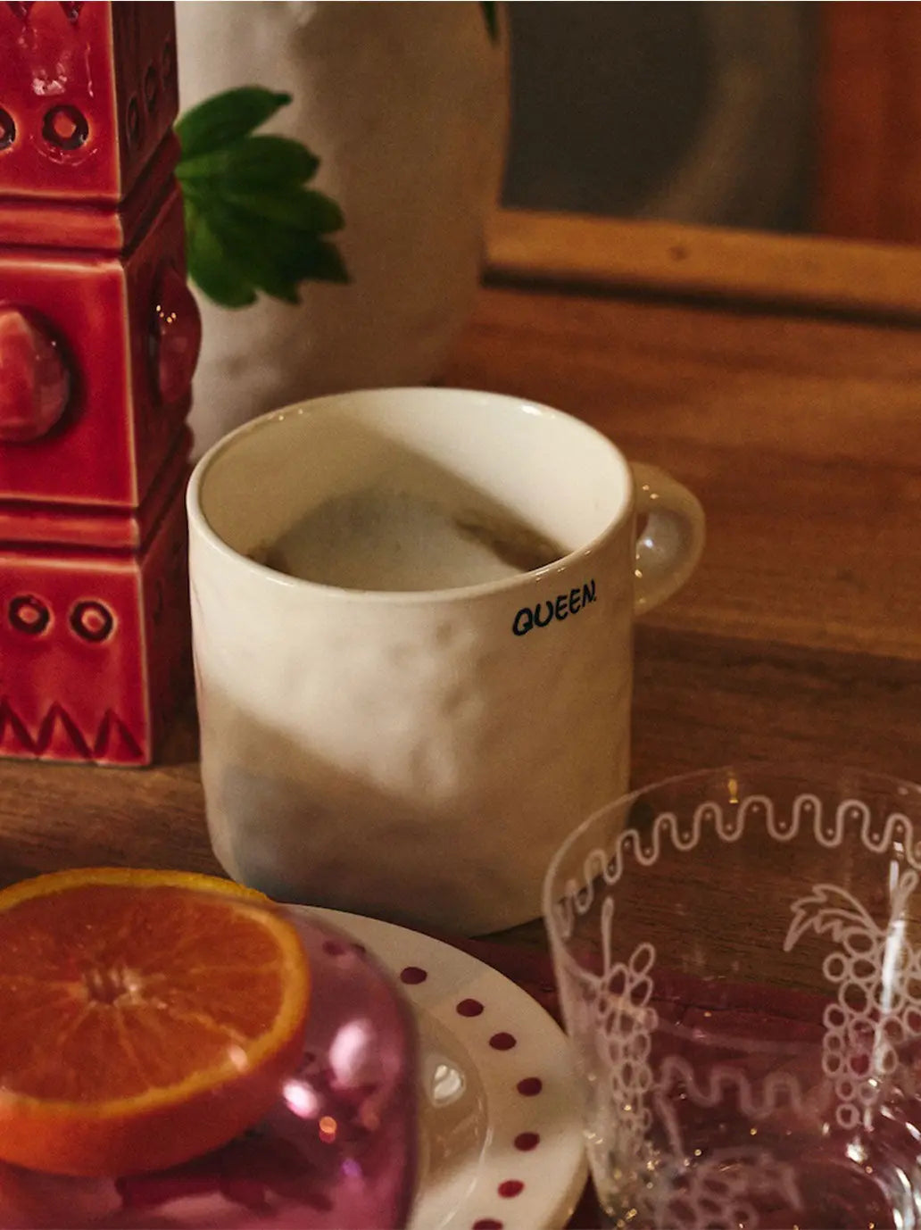 Ceramiczny kubek Queen Anna + Nina BEBE Concept 