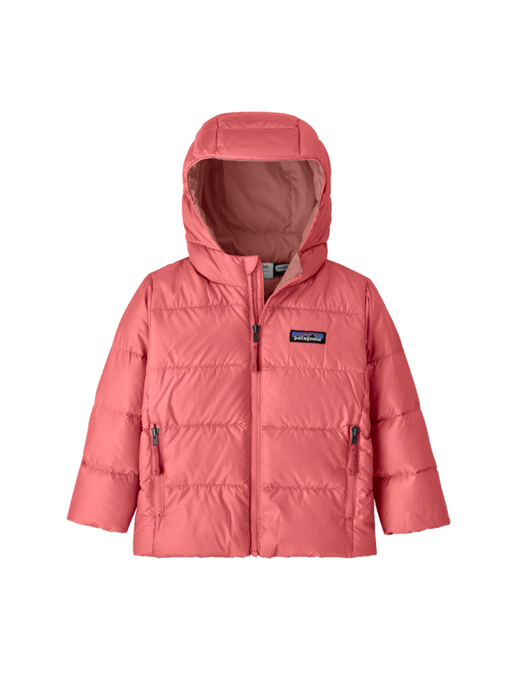 Ciepła kurtka puchowa Baby Hi-Loft Down Hoody SPARKLE PINK