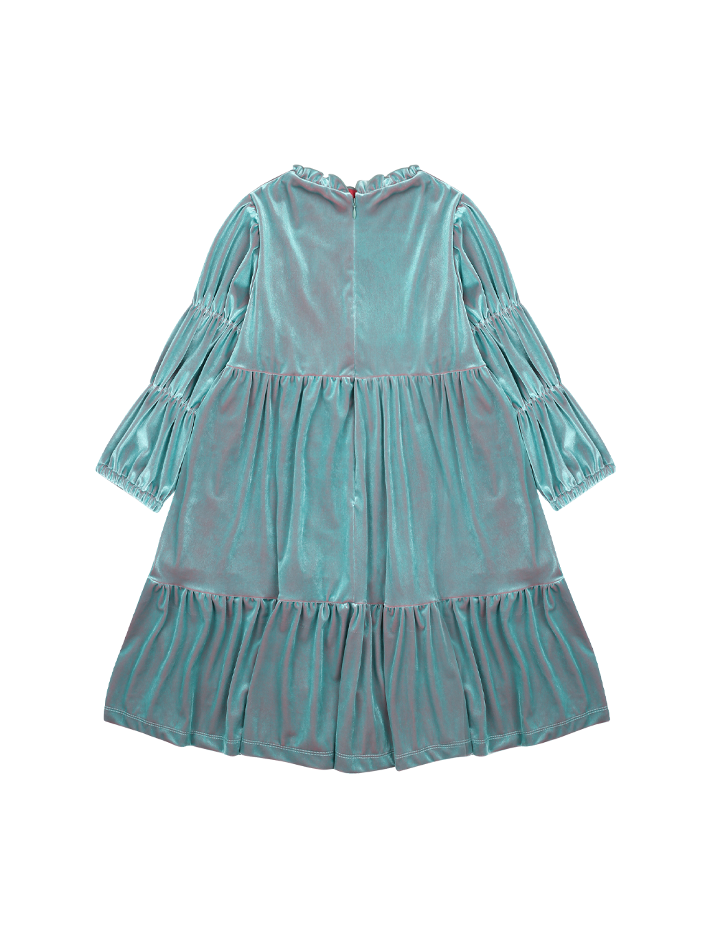 Shirring Velvet Dress