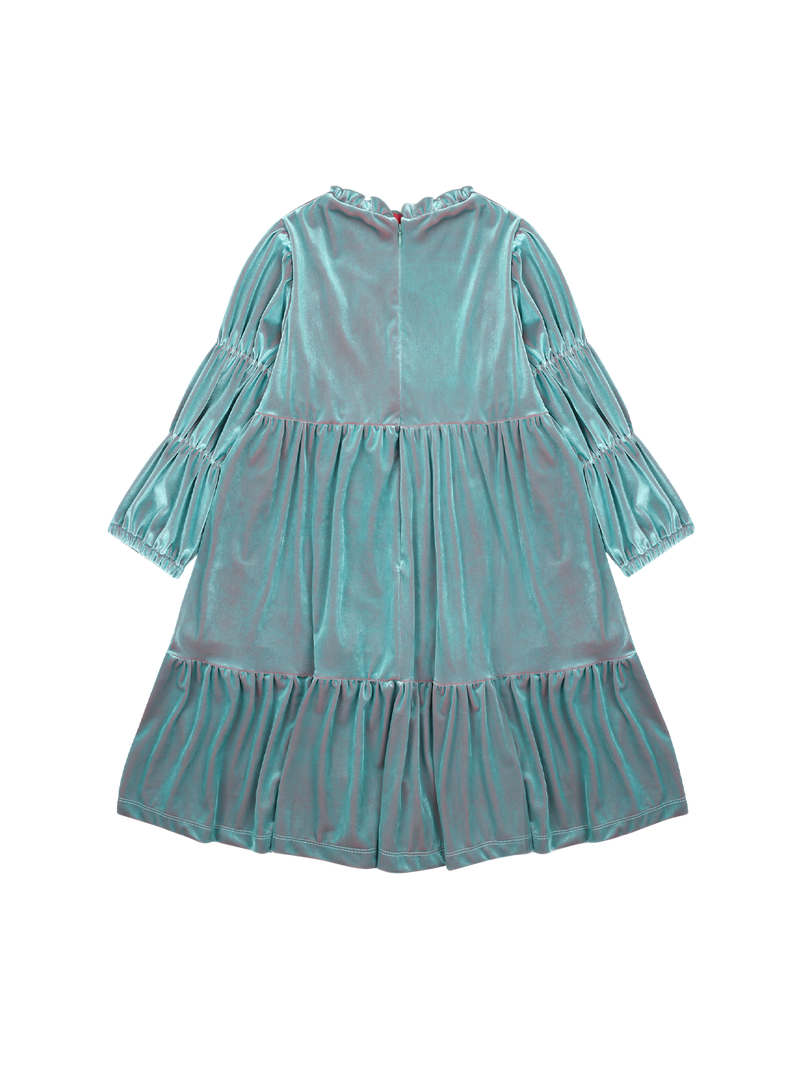 Sukienka Shirring Velvet Dress
