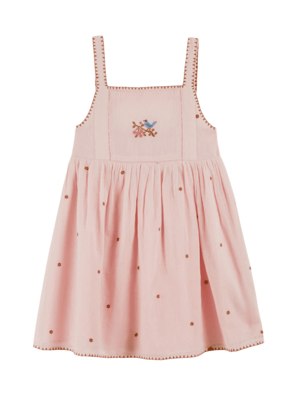 Fleurs Embroidery Dress