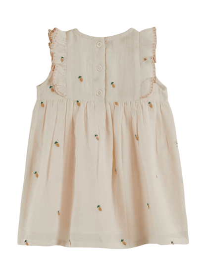 Embroidery Baby Dress CREME