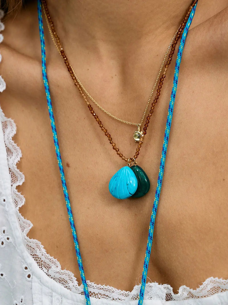 Naszyjnik Hessonite Gemstone Anna + Nina BEBE Concept 