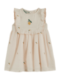 Embroidery Baby Dress CREME
