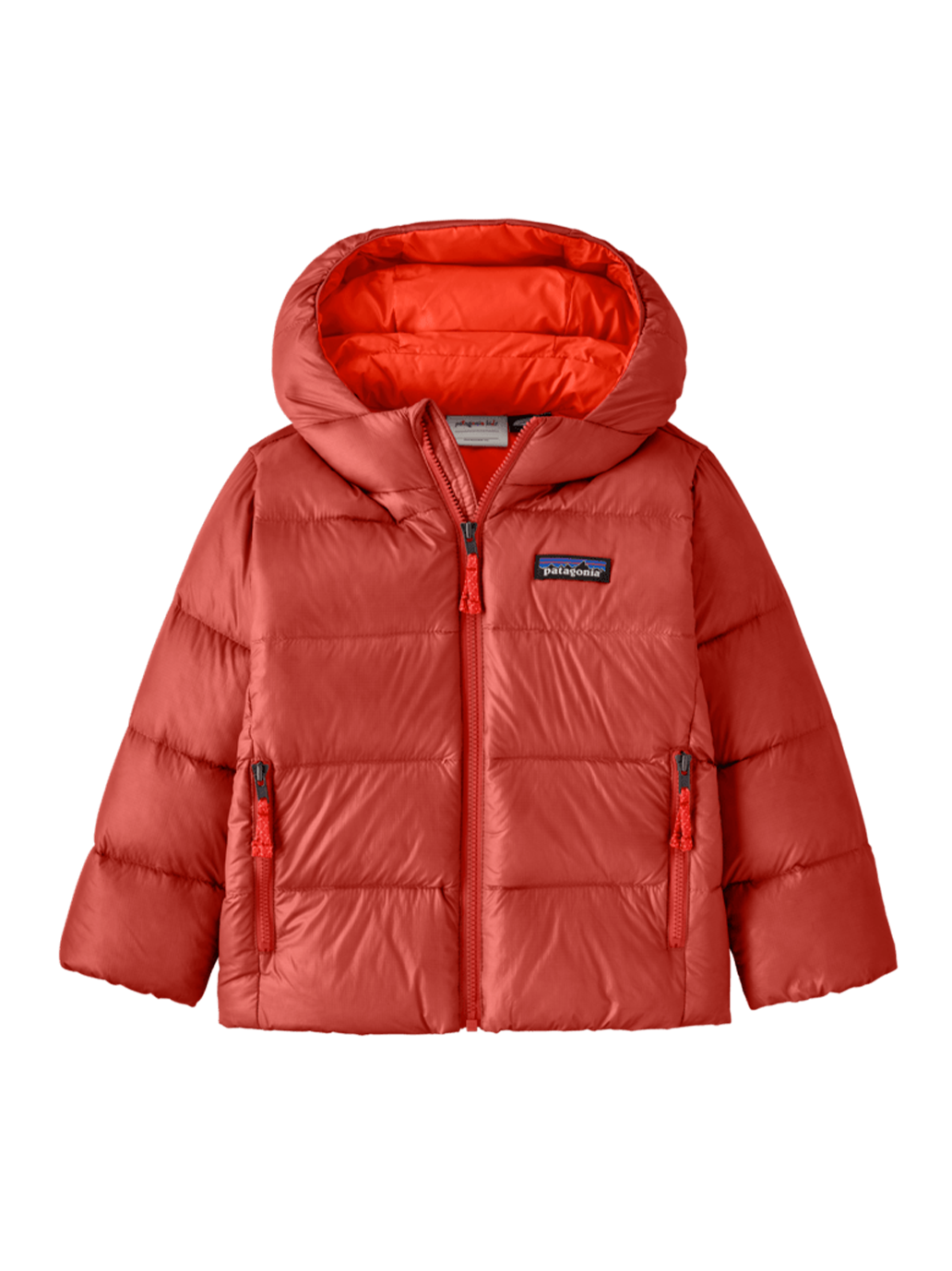 Ciepła kurtka puchowa Baby Hi-Loft Down Hoody AMANITA RED