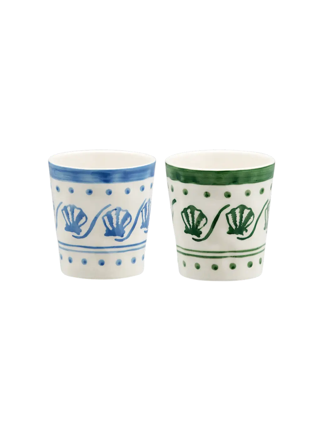 Coastal Charm Coffee Cup Set of 2 Anna + Nina BEBE Concept 