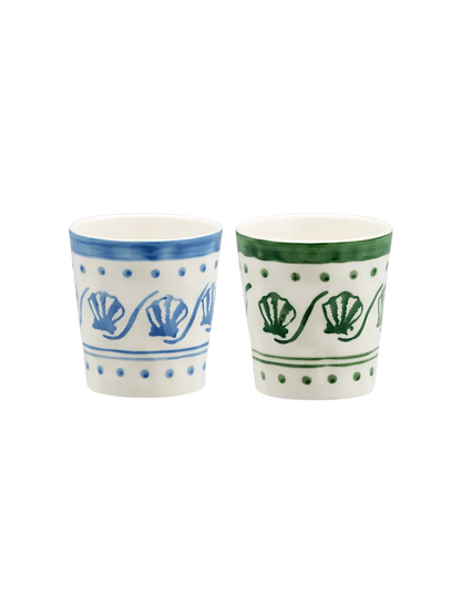 Coastal Charm Coffee Cup Set of 2 Anna + Nina BEBE Concept 