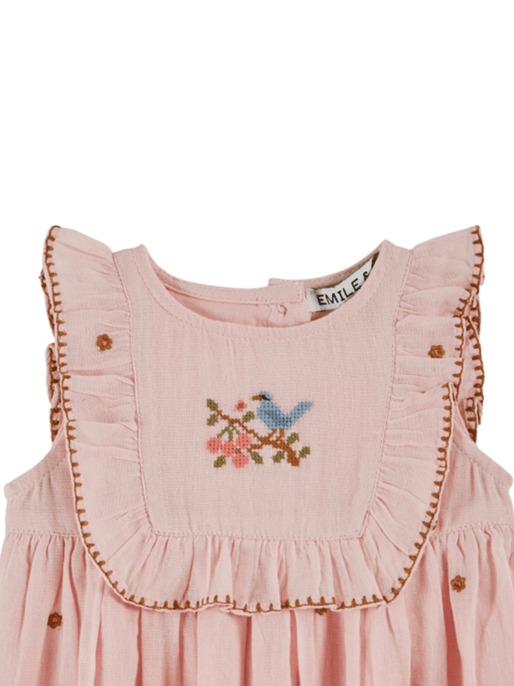 Embroidery Baby Dress MACARON
