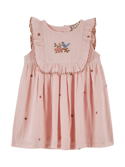 Embroidery Baby Dress MACARON