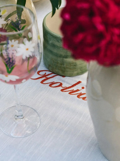 Holiday Ruffle Tablecloth Anna + Nina BEBE Concept 