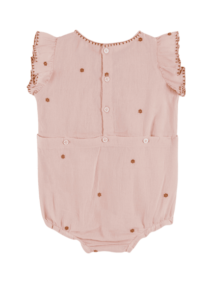 Embroidery Baby Romper MACARON