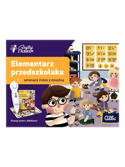 Elementarz przedszkolaka. Zestaw książka z piórem 3+