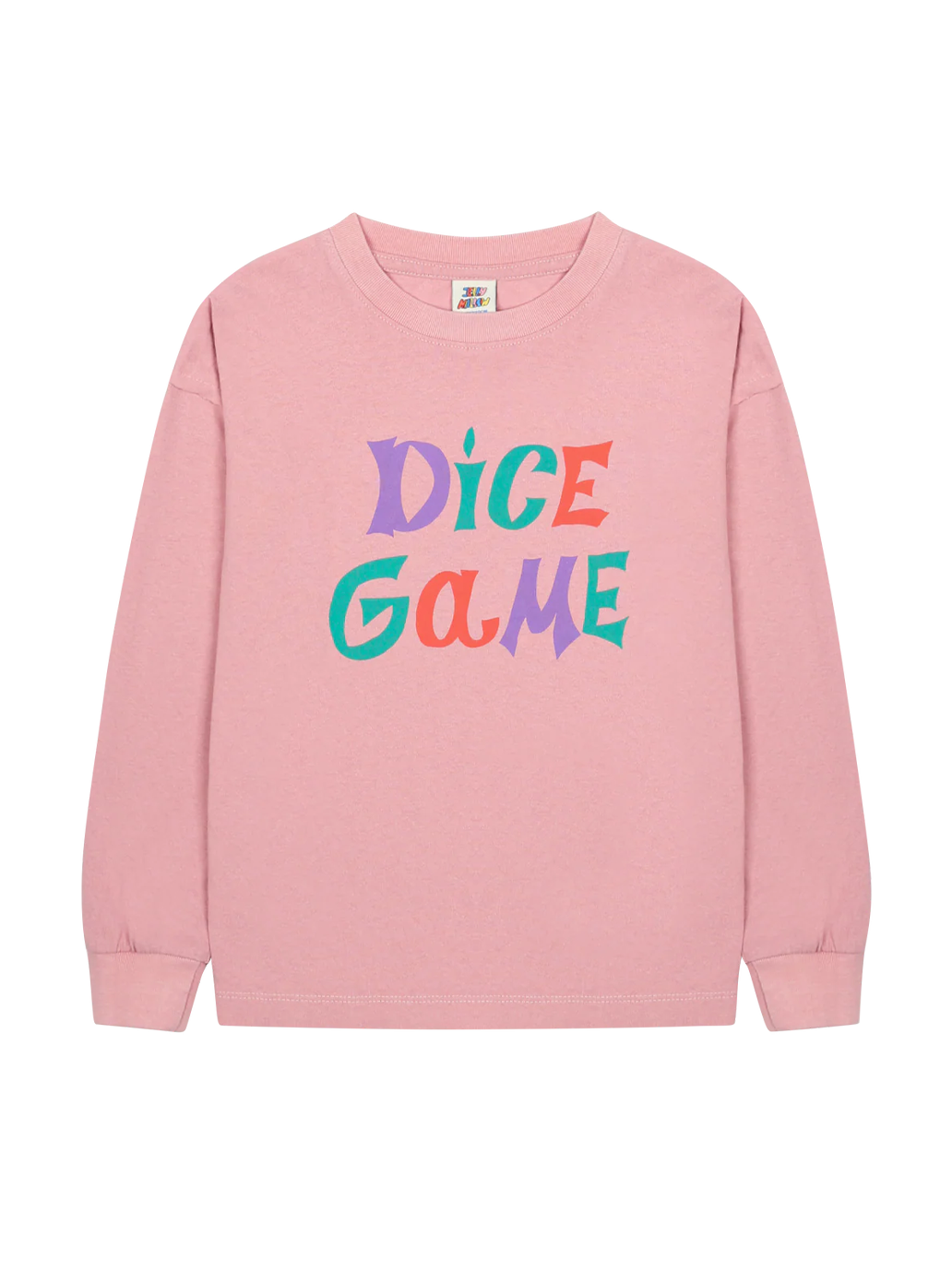 Maglietta a maniche lunghe con motivo da gioco di dadi