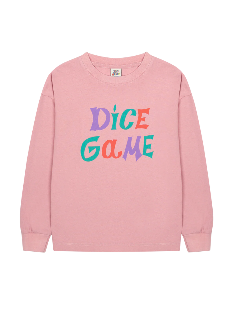 Maglietta a maniche lunghe con motivo da gioco di dadi
